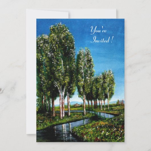 BIRCH TREES IN TUSCANY EINLADUNG (Vorderseite)