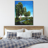 BIRCH TREES IN TUSCANY LEINWANDDRUCK (Insitu (Schlafzimmer))