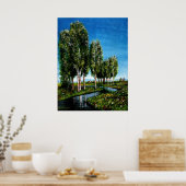 BIRCH TREES IN TUSCANY POSTER (Küche)