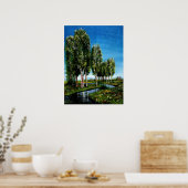 BIRCH TREES IN TUSCANY POSTER (Küche)