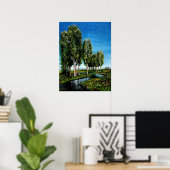 BIRCH TREES IN TUSCANY POSTER (Heimbüro)