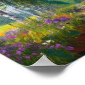 Birch Trees Lane Poster (Ecke)
