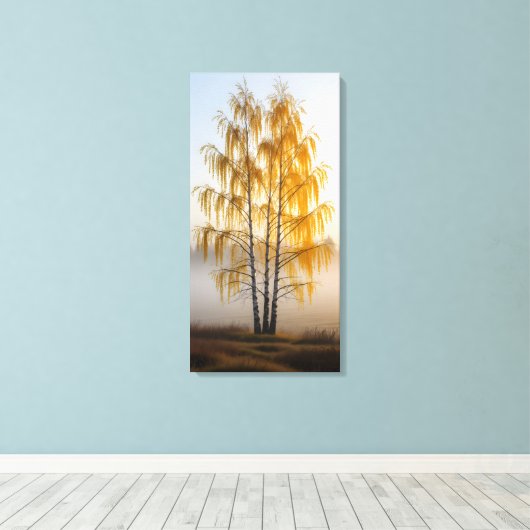 Birch Trees Leinwanddruck (Insitu (Holzboden))