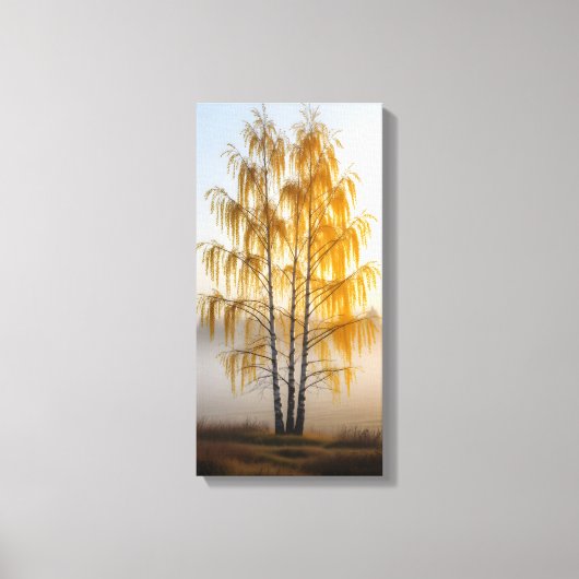 Birch Trees Leinwanddruck (Vorderseite)