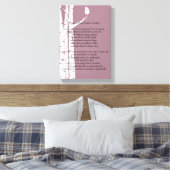 Birch Trees mit Gebet Leinwanddruck (Insitu (Schlafzimmer))