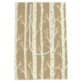 Birch Trees Mittlere Geschenktüte (Rückseite)