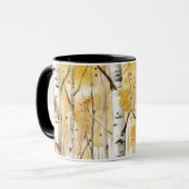 Birch Trees Mug Tasse (Vorderseite Links)