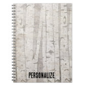 Birch Trees Notizblock (Vorderseite)
