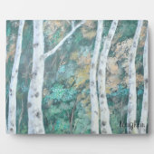 Birch Trees Plaque Fotoplatte (Vorderseite)
