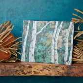 Birch Trees Plaque Fotoplatte (Seite)