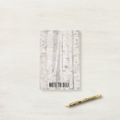 Birch Trees Post-it Klebezettel (Auf Schreibtisch)