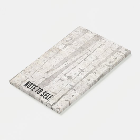 Birch Trees Post-it Klebezettel (angewinkelt)