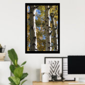 Birch Trees Poster (Heimbüro)