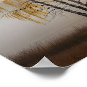 Birch Trees Poster (Ecke)