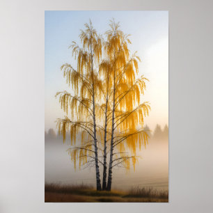 Birch Trees Poster