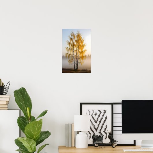 Birch Trees Poster (Heimbüro)