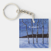 Birch Trees Schlüsselanhänger (Vorderseite)