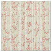Birch Trees Stoff (Nahaufnahme)