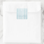 Birch Trees Trunks Quadratischer Aufkleber (Tasche)