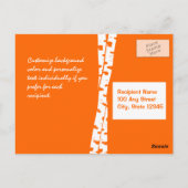 Birch Trees Vielen Dank Postkarte (Rückseite)