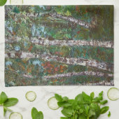 Birch Trees (von Kimon Loghi) Geschirrtuch (Gefaltet)