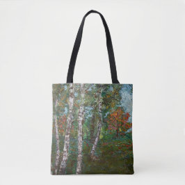 Birch Trees (von Kimon Loghi) Tasche