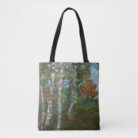 Birch Trees (von Kimon Loghi) Tasche (Vorderseite)