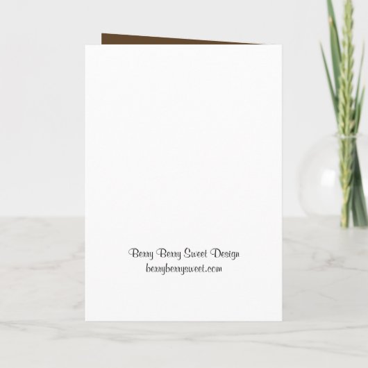 Birch Trees Wedding Program Card Programm (Rückseite)