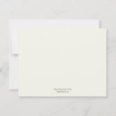 Birch Trees Wedding RSVP Card - Benutzerdefiniert (Rückseite)