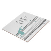 Birch Trees with Deer Simple Things Count Fliese (Seite)