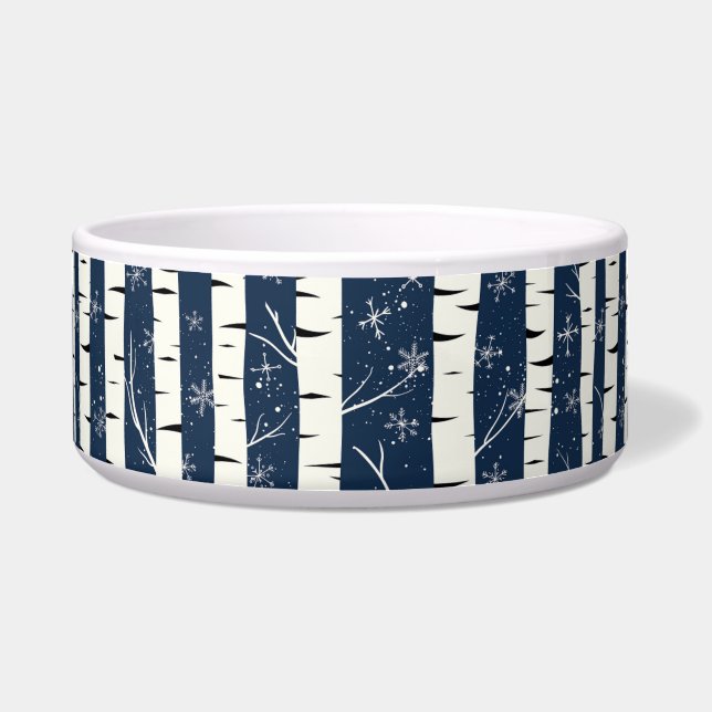 Birch Winter Wonderland Pattern Napf (Vorderseite)