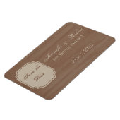 Birch Wood Beauty Hochzeit im Herbst Save the Date Magnet (Linke Seite)
