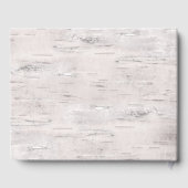 Birch Wood Look Wedding Gästebuch (Rückseite)