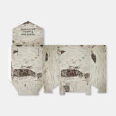 Birch Wood Wedding Geschenkboxen Geschenkschachtel (Ungefaltet)