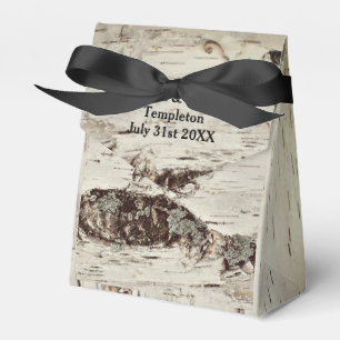 Birch Wood Wedding Geschenkboxen Geschenkschachtel