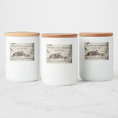 Birch Wood Wedding Mason Jar Labels Lebensmitteletikett (Flaschen)