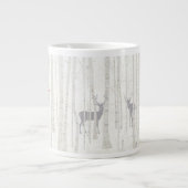 Birch Woods Deer Jumbo Tasse Soup Ice Creme (Vorderseite)