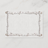 Birch Woods Rustic RSVP Cards (pk 100) Begleitkarte (Rückseite)