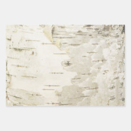Birch Wrapping Paper Nature Birch Bark Paper Geschenkpapier Set