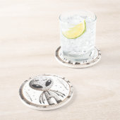 Birchbark Alien Untersetzer (Seite)