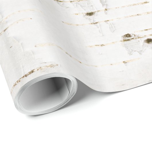 Birchbark Geschenkpapier (Rolleneckpunkt)