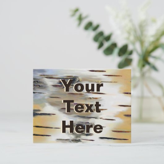 Birchbark Postkarte (Stehend Vorderseite)