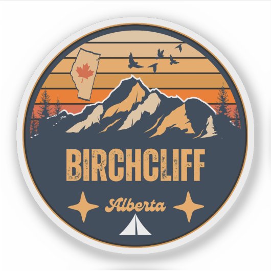 Birchcliff, Alberta Aufkleber (Vorderseite)