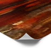 Birches Herbstlandschaft Poster (Ecke)