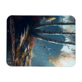 Birches Nordirland-Runde, Birkensicht Magnet (Horizontal)