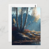 Birches Nordirland-Runde, Birkensicht Postkarte (Vorne/Hinten)