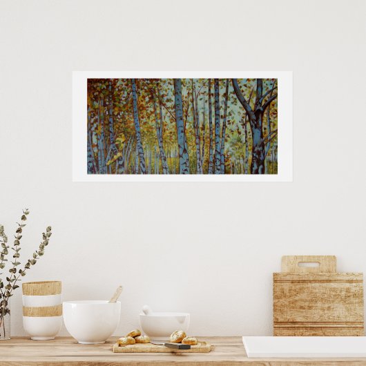 BIRCHES POSTER (Küche)