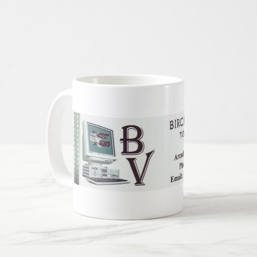 Birchland Video Kaffeetasse (Vorderseite Links)
