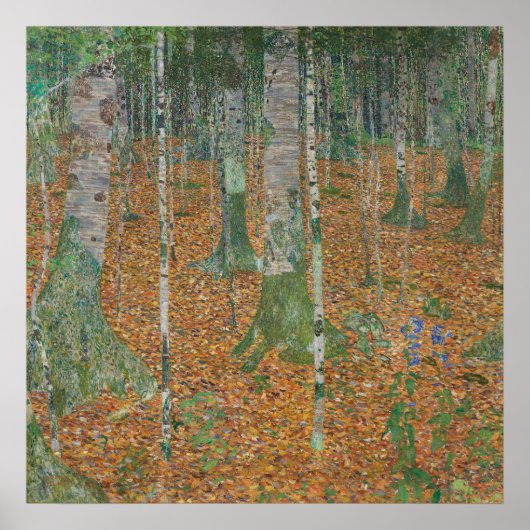 Birchwald — Gustav Klimt (1903) Poster (Vorne)