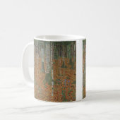 Birchwald von Gustav Klimt, Vintager Jugendstil Kaffeetasse (Vorderseite Links)